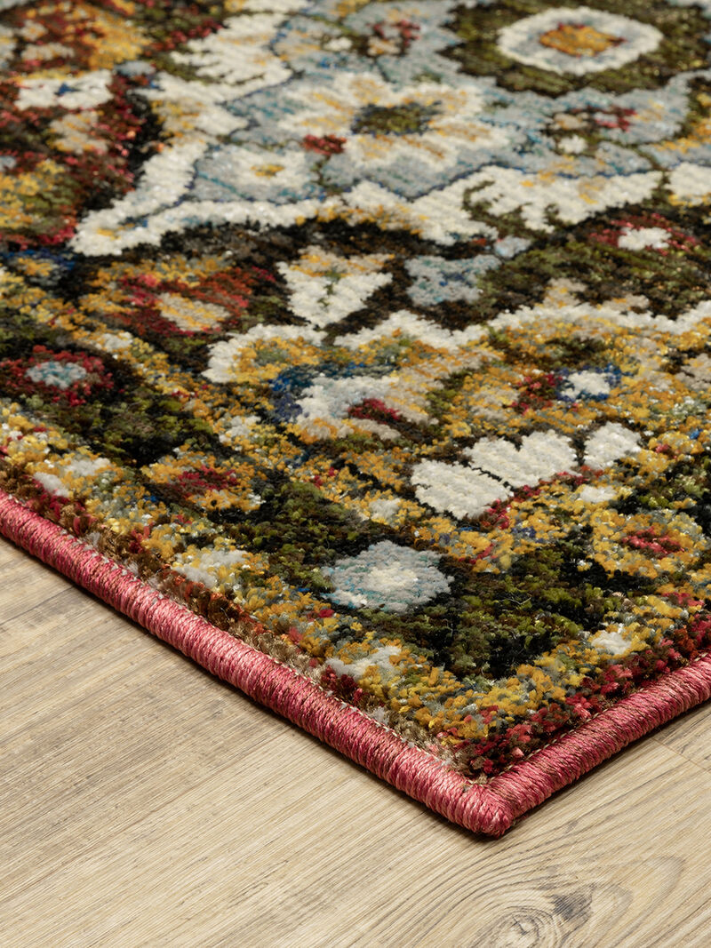 Andorra 3'3" x 5'2" Red Rug