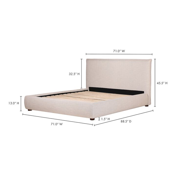 Moe's Home Collection Luzon Queen Bed