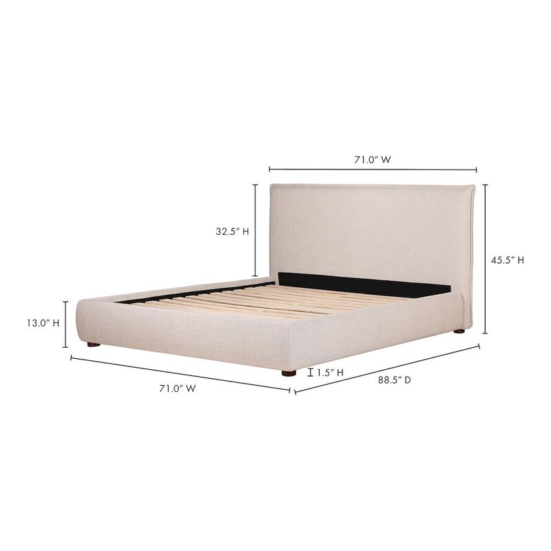 Moe's Home Collection Luzon Queen Bed