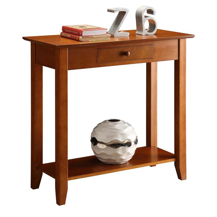 Convience Concept, Inc. American Heritage Hall Table with Drawer and Shelf