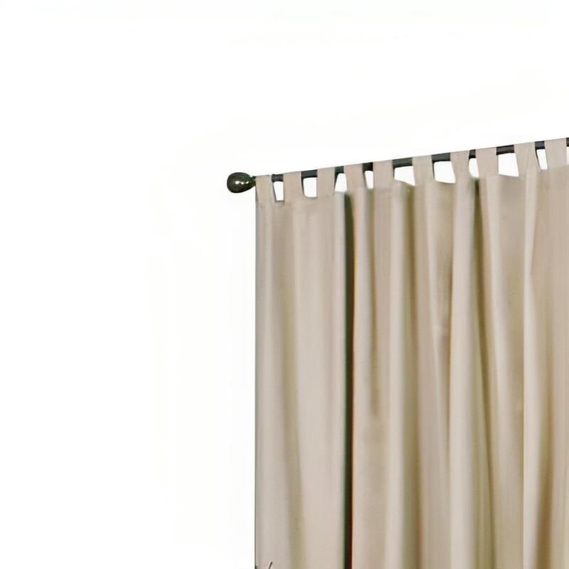 Commonwealth Thermalogic Weather Insulated Cotton Fabric Tab Panels Pair - 40x72" - Khaki