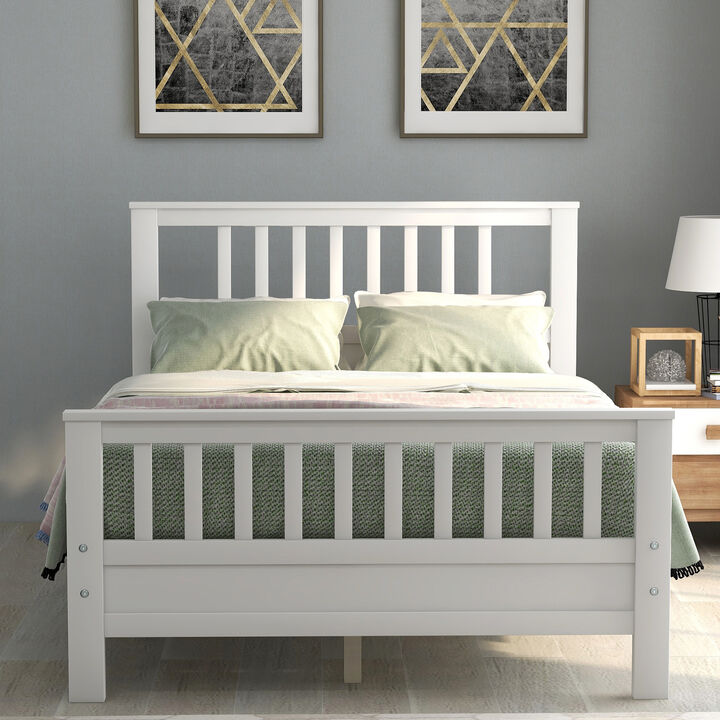 Merax Standard Platform Bed with Headboard