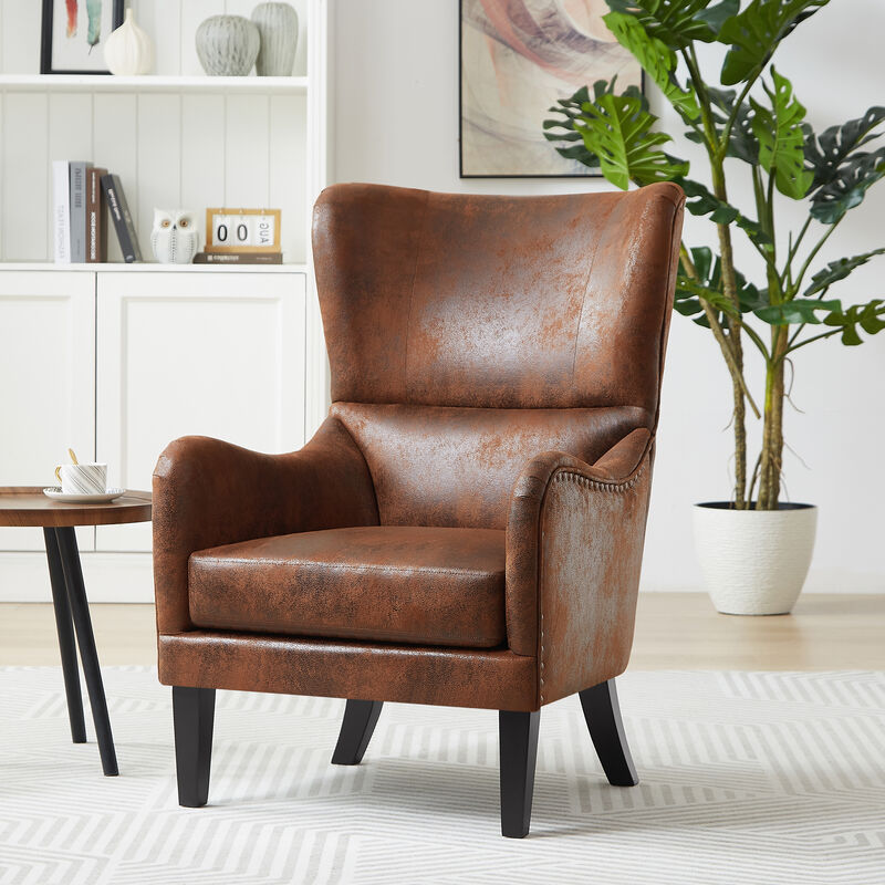 Merax High Back Armchair Accent Chair