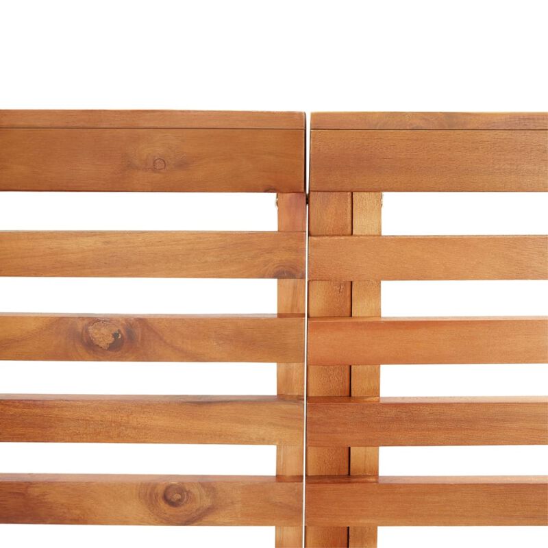 vidaXL Patio Corner Bench 55.1" Solid Acacia Wood