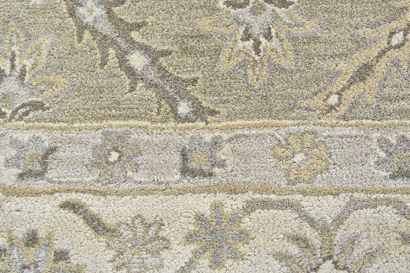 Eaton 8424F Green/Brown/Taupe 5' x 8' Rug