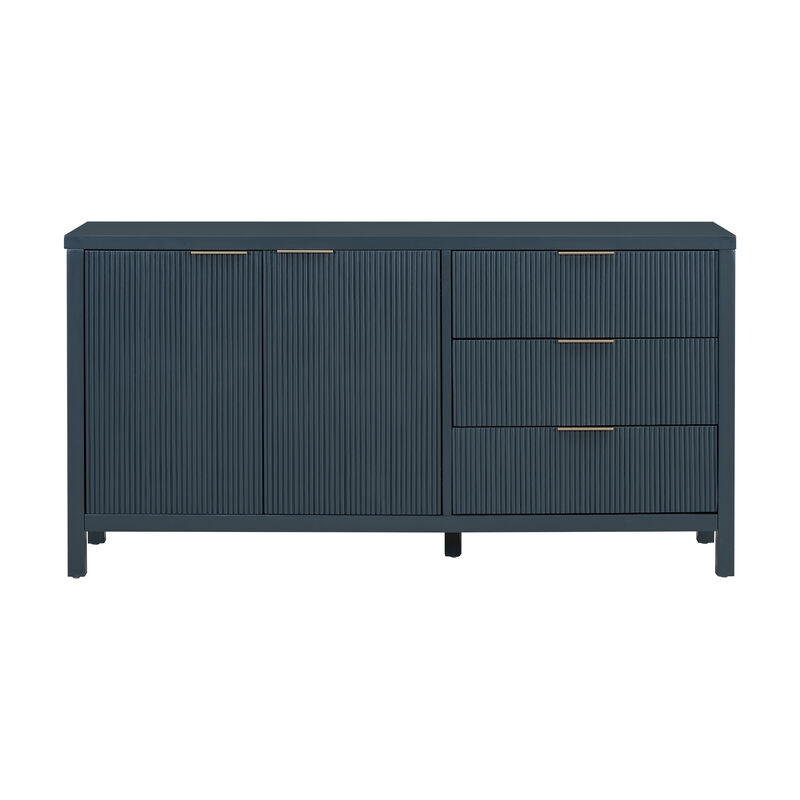 Merax Wave-Pattern Sideboard Storage Cabinet