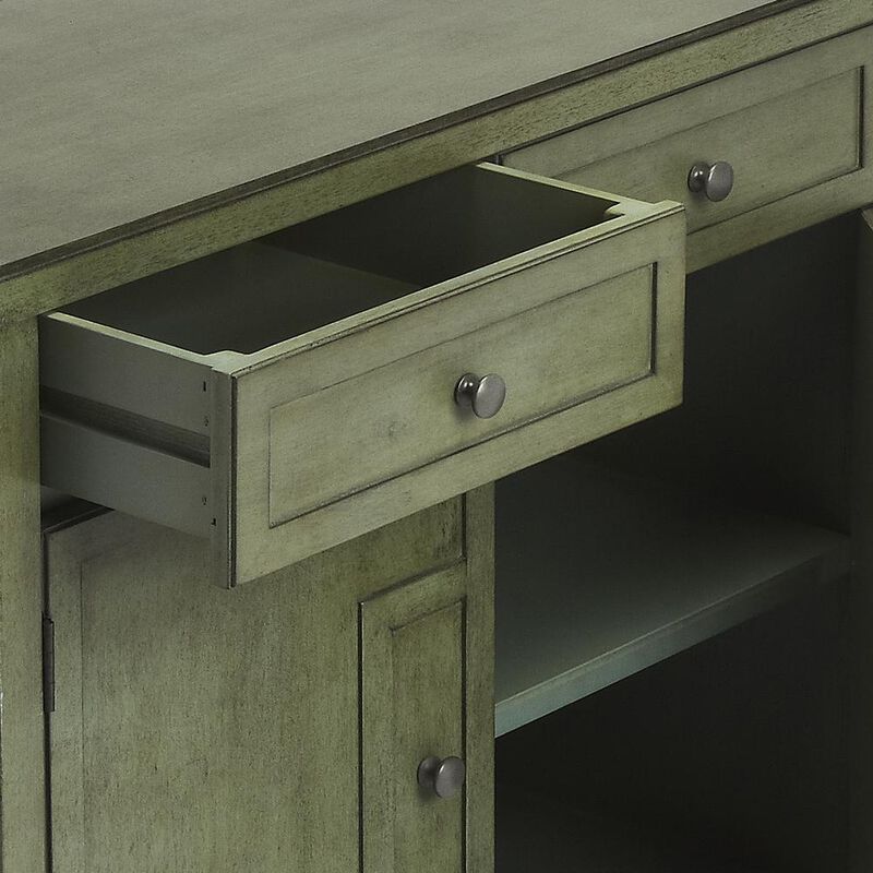 Butler Specialty Imperial Wood Accent Cabinet, Green