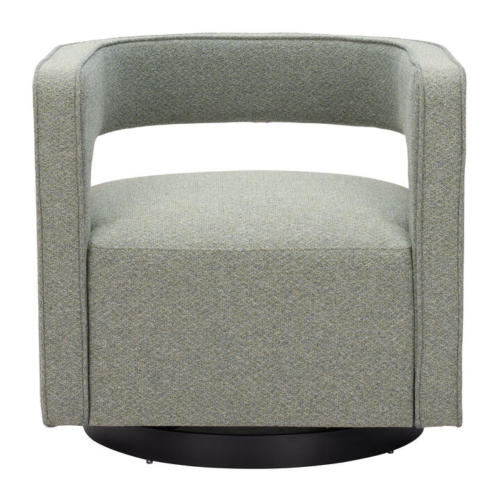 Turku Swivel Chair Sage Green