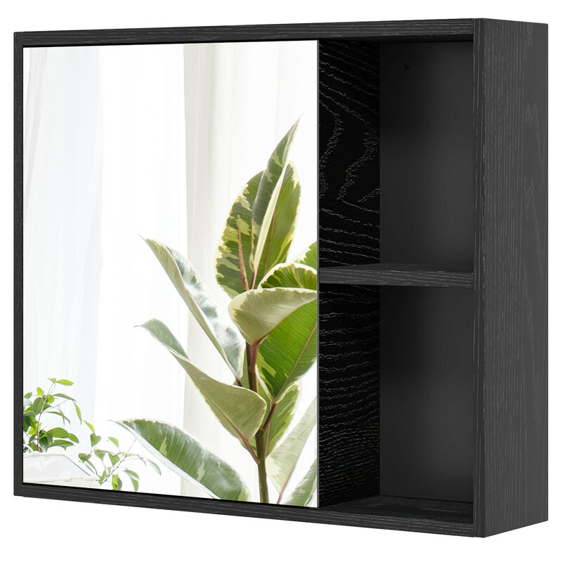 Bathroom Medicine Cabinet with Single Mirror Door