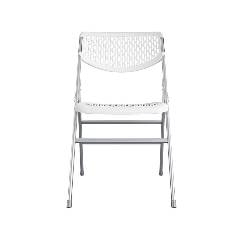 COSCO Ultra Comfort Commercial XL Plastic Folding Chairs 4-Pack