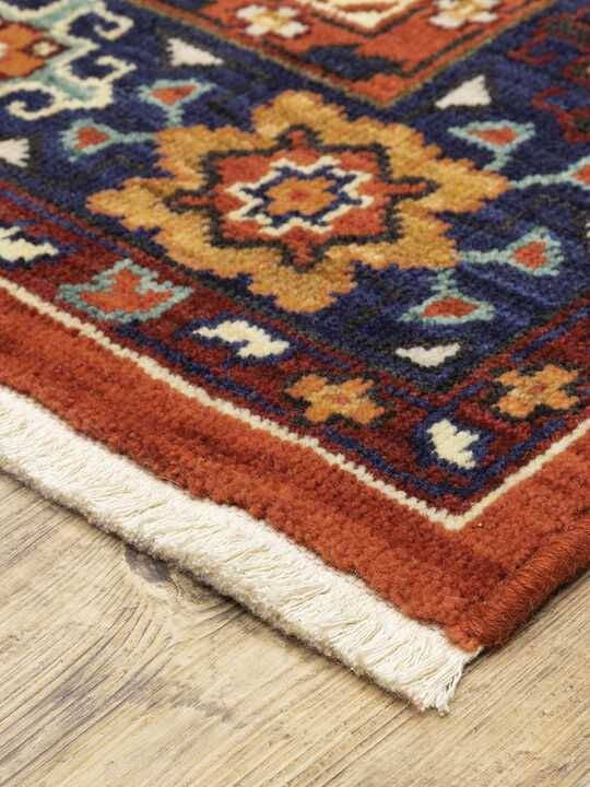Lilihan 2' x 3' Red Rug