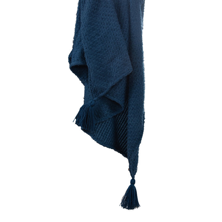 Navy 50" x 60" Throw Blanket
