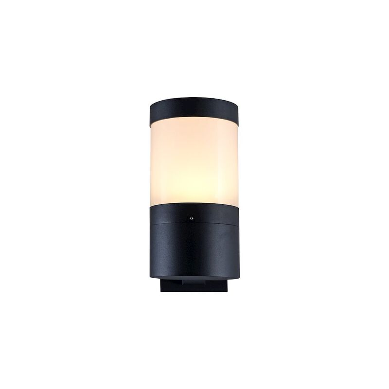 VONN Lighting Modern VOW1756BL 5-Watt Integrated LED Outdoor Wall Sconce in Matte Black