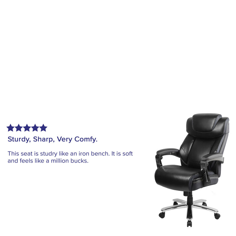 Brown 500LB High Back Chair