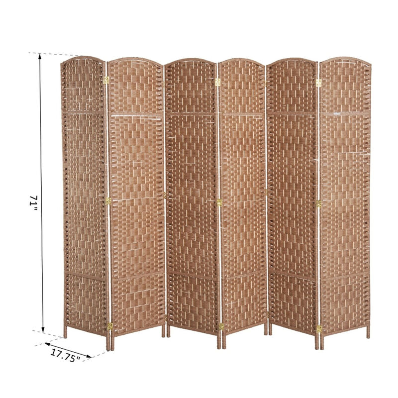 Privacy Screen Freestanding Room Divider for Indoor & Outdoor Use