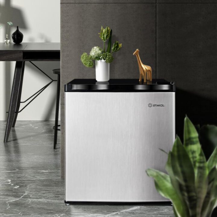 Hivvago 1.1 cu.ft. Compact Single Door Mini Upright Freezer