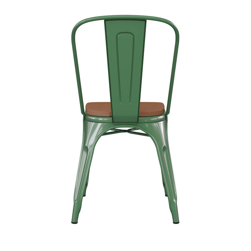 Metal Colorful Restaurant Chairs