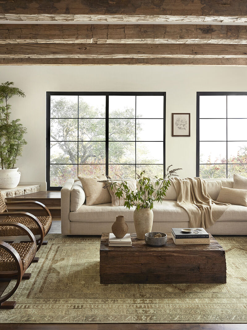 Sinclair SIN02 Khaki/Tobacco 3'6" x 5'6" Rug