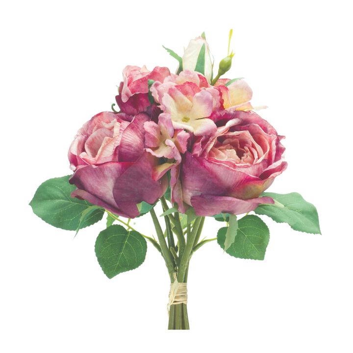 Rose Artificial Flower Bundle for Elegant Home Décor and Floral Arrangements (Set of 6)