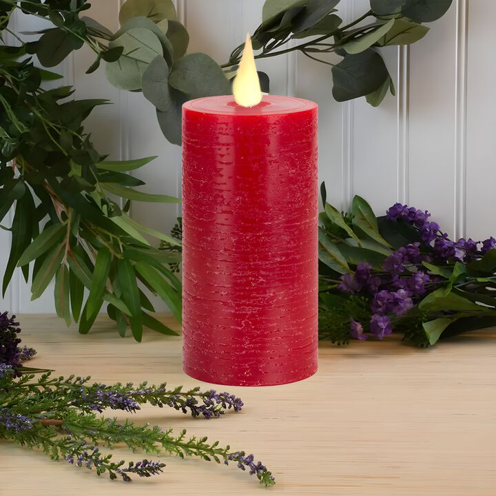 LED Candle 1.75"D x 4"H Wax/Plastic 2 AA Batteries Not Included