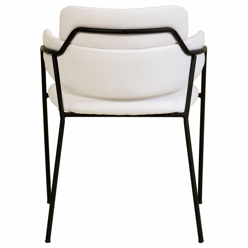 LeisureMod Axis Collection Modern Dining Chair - Set of 2