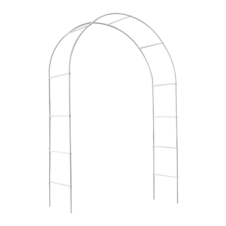 Garden Arch Trellis Adjustable Arbor for Climbing Plants & Outdoor Landscaping Decor