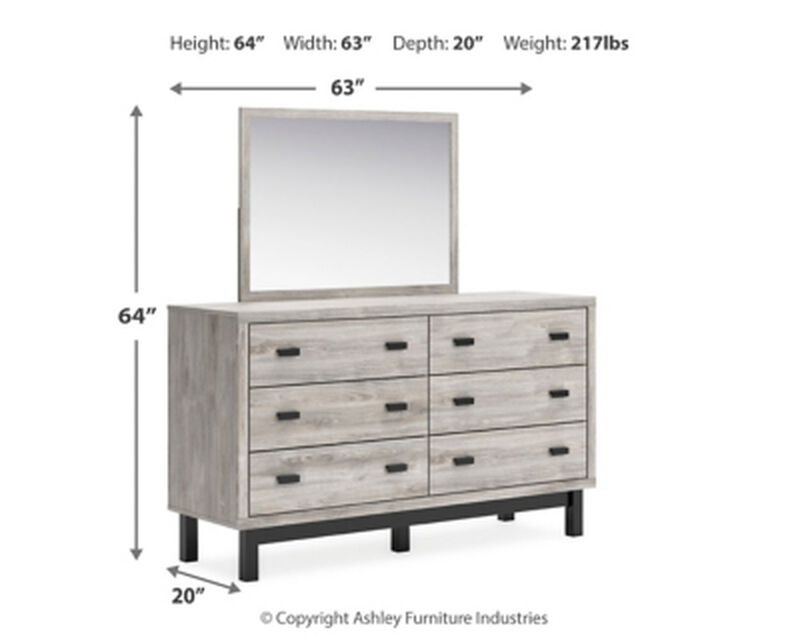 Vessalli Dresser and Mirror