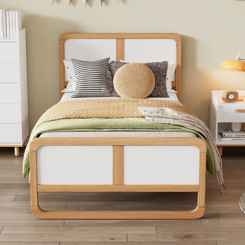 Merax Solid Wood Platform Bed