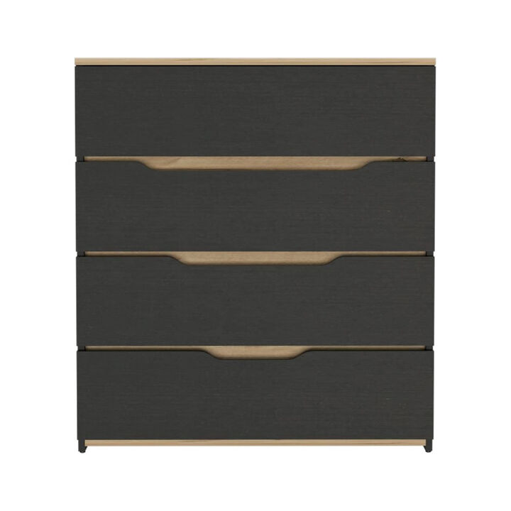 Dresser Oboe, Bedroom, Black / Light Oak