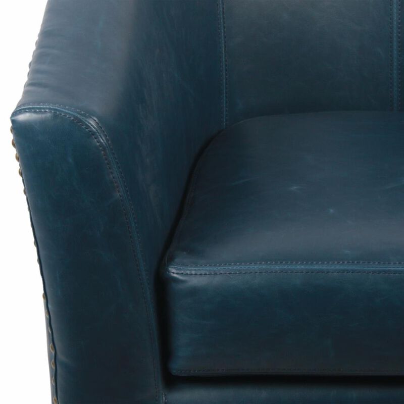 New Pacific Direct Ernest Bonded Leather Swivel Chair
