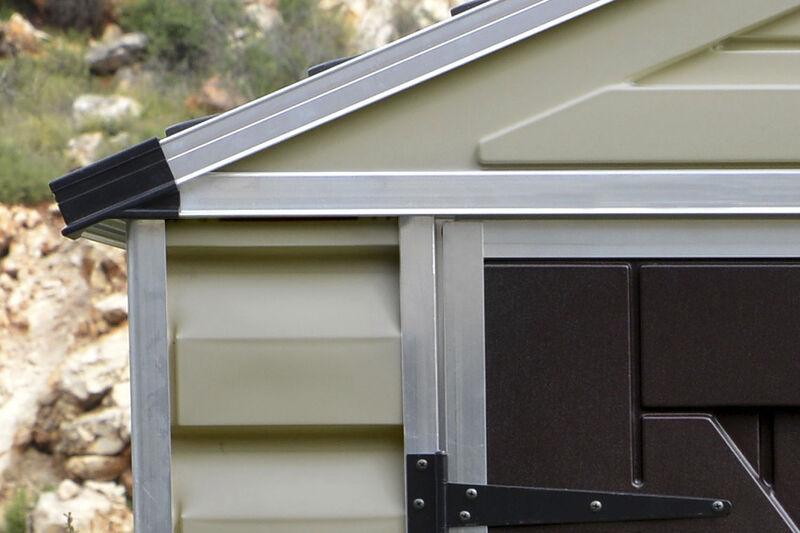Palram - Canopia SkyLight 6' x 8' Shed - Tan