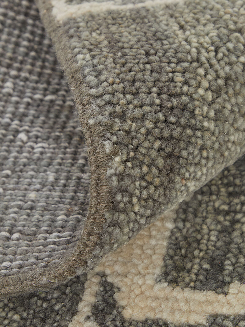Sutton T6003 Pewter/Green 9'6" x 13'6" Rug By Thom Filcia
