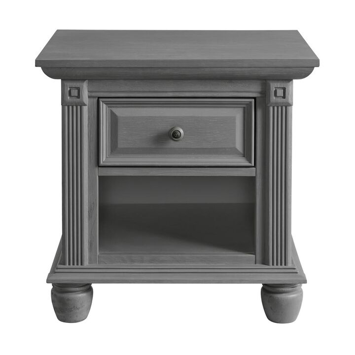 Oxford Baby London Lane Night Stand Arctic Gray