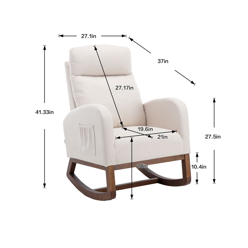 Living Room Comfortable Rocking Chair Living Room Chair 0001