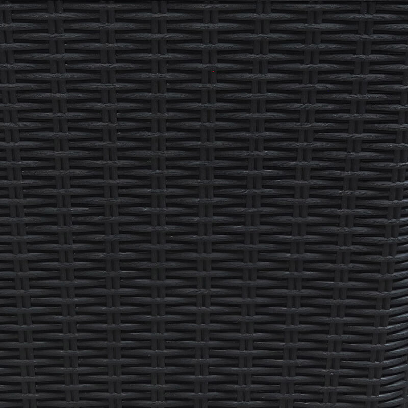 Sunnydaze 11.5 gal Faux Rattan Outdoor Storage Box