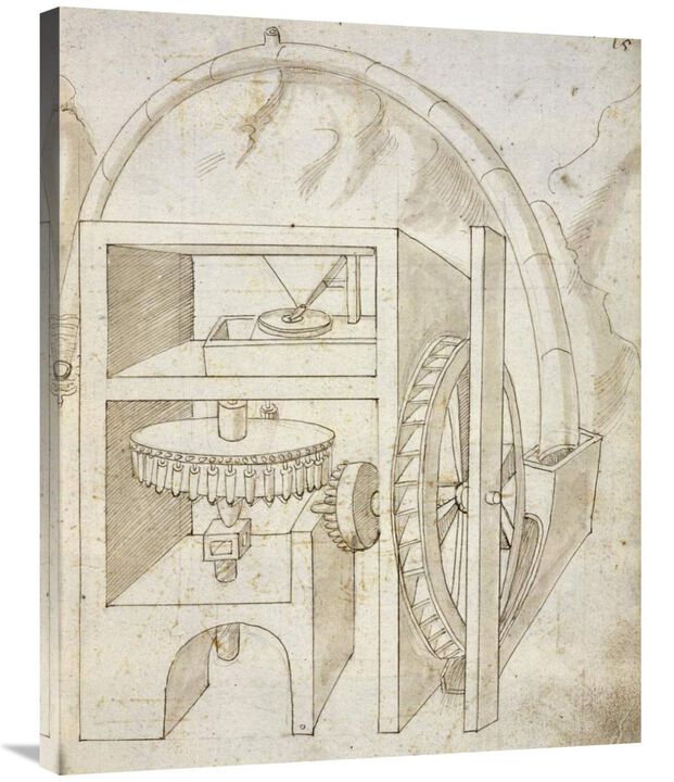 Folio 15: mill-Canvas Art-28x35