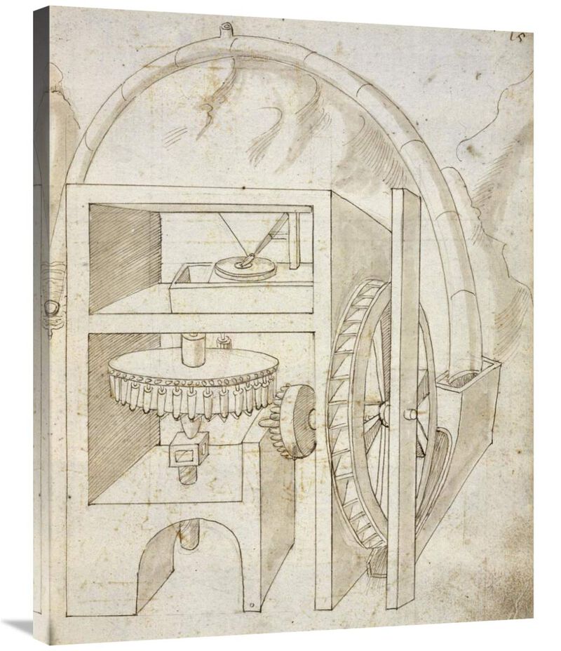 Folio 15: mill-Canvas Art-28x35