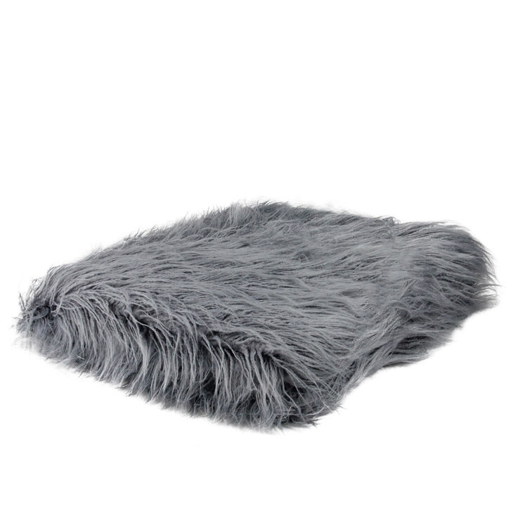 Slate Blue Contemporary Throw Blanket 50" x 60"