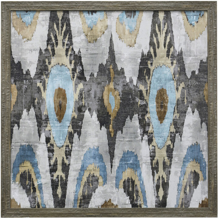 Ikat II Framed Print