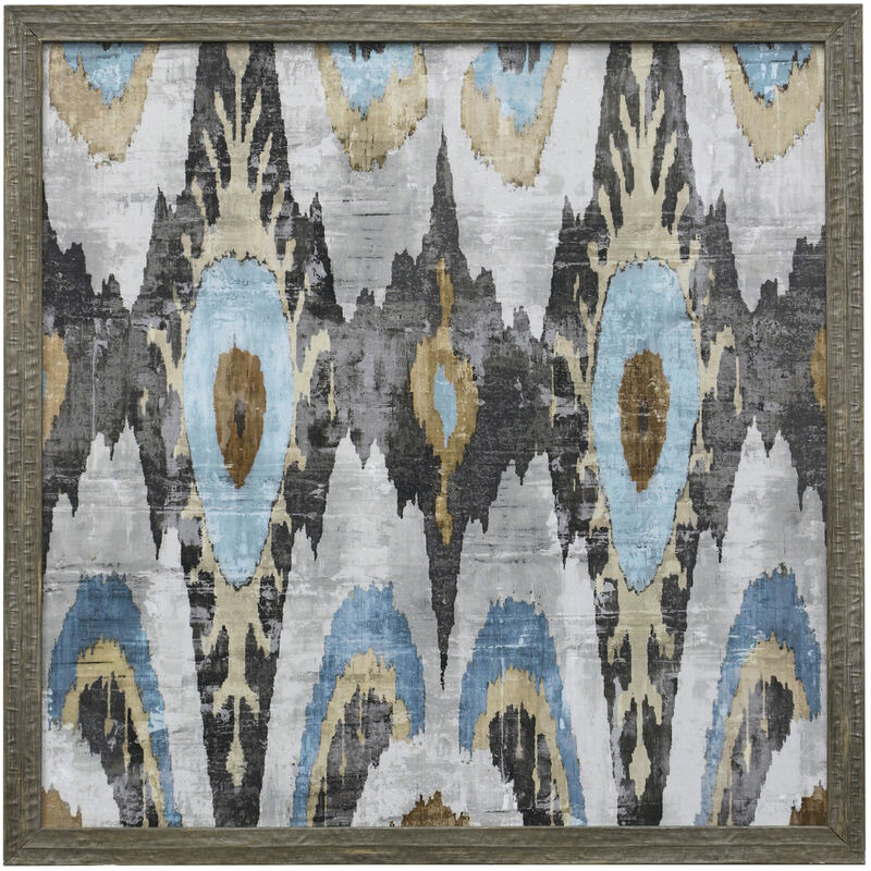 Ikat II Framed Print