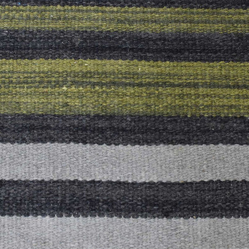 RUGSOTIC CARPETS HAND WOVEN FLAT WEAVE KILIM WOOL ECO-FRIENDLY AREA RUGS  - 4'x6', Rectangle Shape, Multicolor Color, Contemporary Modern Design, Low Pile Handmade Rugs for Living Room (D00117)