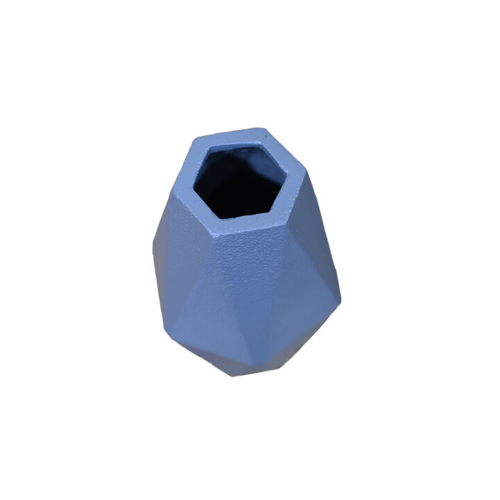 Handmade Aluminium Geometric Gray Bud Vase For Indoor & Outdoor Use BBH Homes