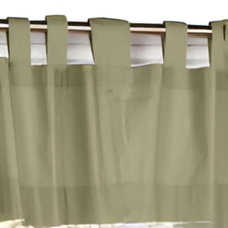 Commonwealth Thermalogic Weather Insulated Cotton Fabric Tab Valance - 40"x15" - Natural