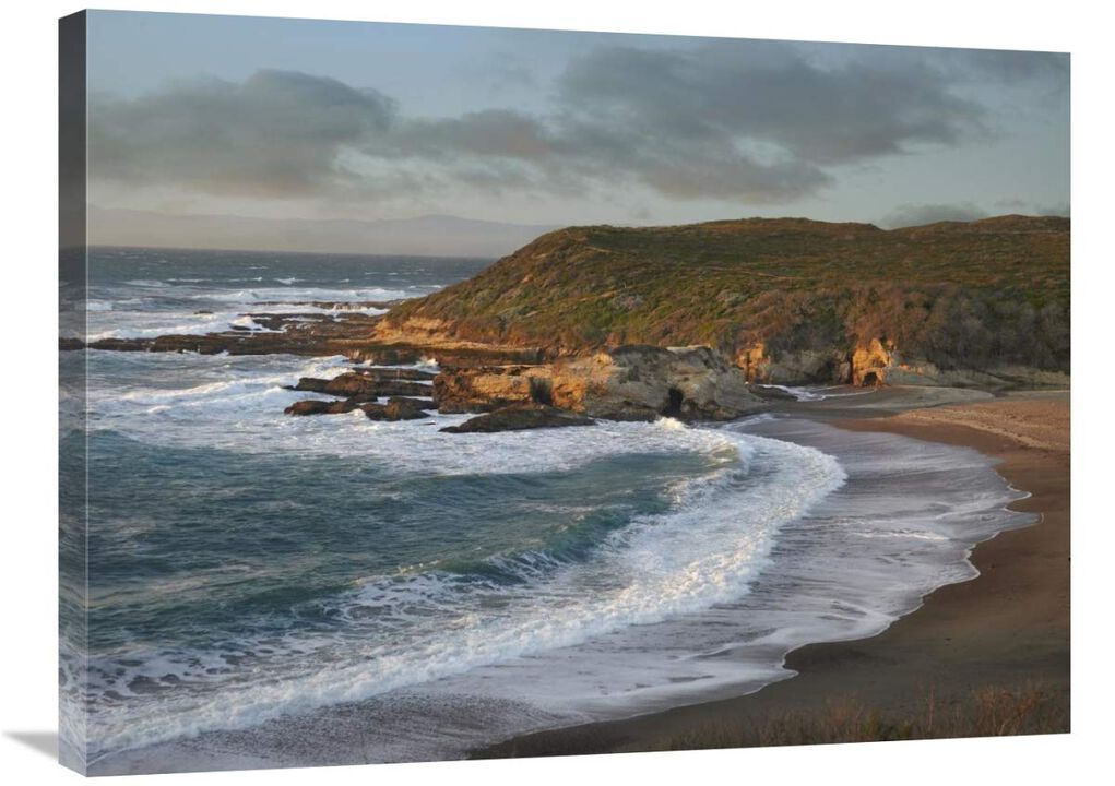 Spooners Cove, Montano de Oro State Park, California-Canvas Art-32x24