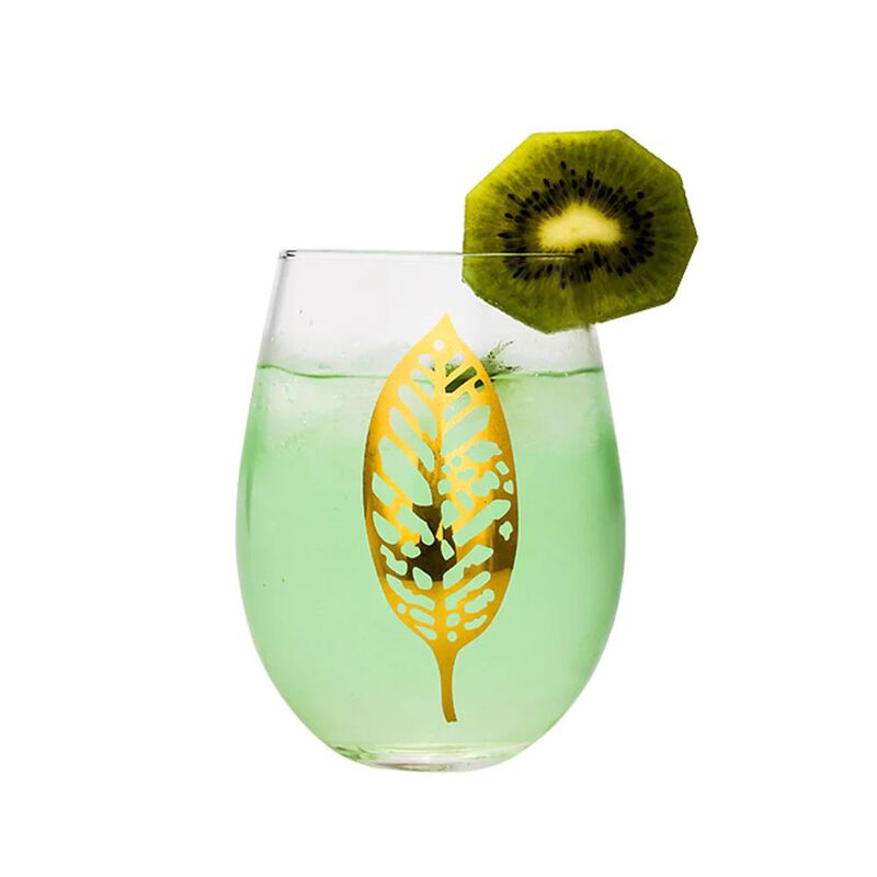 Hivvago Betushka Collection Stemless Wine Glass (17 oz. set of 6)