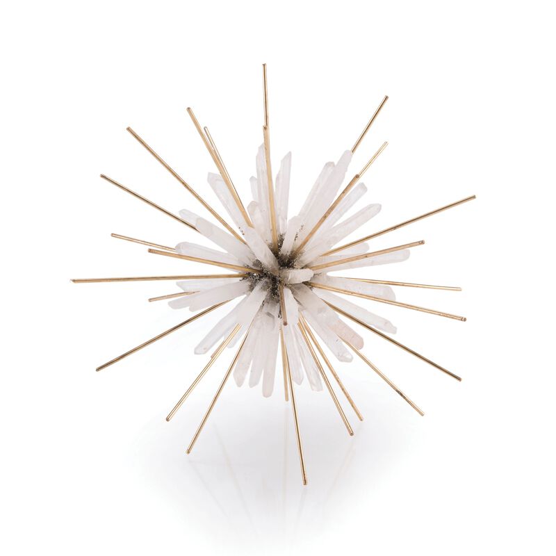 Quartz And Brass Starburst