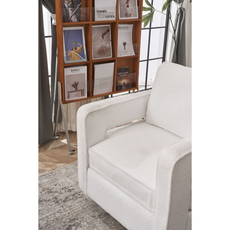 Modern 360 Degree Swivel Chair for Living Room