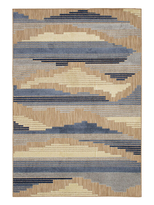Cabana Pristine Cove Blue 7' 10" X 10' Rug