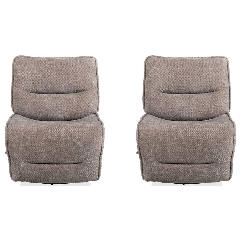 Parker Living Leo - Wheat Armless Recliner Two Pack
