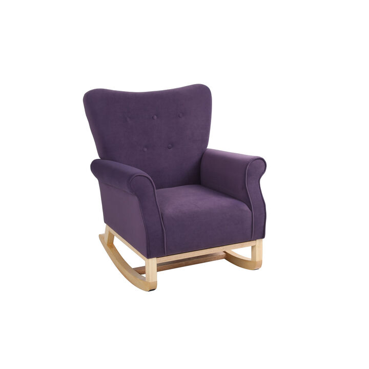 High Back Rocking Chair for Baby Room